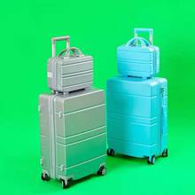 Новый Модный комплект чемоданов на колесиках для путешествий, чехол для каюты, чехол на колесиках, сумка для багажа на колесиках, Женский студенческий Чехол для багажа 2024 - купить недорого