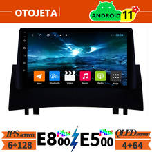 Central multimídia automotiva para renault megane 2 2004 2008, rádio, estéreo, navegador gps, 6gb ram, 128gb rom, 2din, android 11 2024 - compre barato