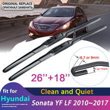 Escobilla de limpiaparabrisas para coche, limpiaparabrisas para Hyundai Sonata YF LF 2010 ~ 2017, accesorios para coche, 2011, 2012, 2013 2024 - compra barato