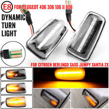 2 pieces Dynamic LED Side Marker Light Bulb Repeater Lamp Indicator For Citroen saxo berlingo jumpy xantia xm xsara zx break 2024 - buy cheap