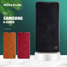 Nillkin-Funda de cuero con tapa Qin para Samsung Galaxy, funda de lujo con ranura para tarjetas, A71, A51, A41, A31, A21, A11, A70, A60, A50, A40, A30 2024 - compra barato