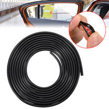 Tira protectora de borde de puerta de coche, sello de goma en forma de U Universal, color negro, 10m 2024 - compra barato