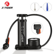 X-TIGER Bicycle Foot Pump Mini Portable Schrader Presta Valve MTB Tire Air Inflator with Pressure Gauge Accessories Bike Pump 2024 - buy cheap