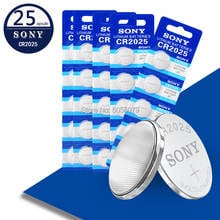 25PCS FOR SONY Original cr2025 Button Cell Batteries cr 2025 ECR2025 DL2025 LM2025 3V Lithium Coin Battery For Watch Calculator 2024 - buy cheap