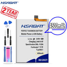 New Arrival [ HSABAT ] 4500mAh TLp038C1 Replacement Battery for TCL Alcatel 7 7LTE OT-6062W OT-6062 Revvl 2 Plus 6062Z 2024 - buy cheap