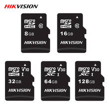 Hikvision-cartão de memória micro sd, cartões tf, 32gb, 64gb, 128gb, 16gb, classe 10, c10, para telefone e tablet 2024 - compre barato