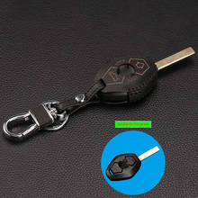 Carrying Stylish leather car key holder case cover For BMW M3 E38 E39 E46 E53 E60/61 E63/64 E83 E85/86 2 buttons remote 2024 - buy cheap