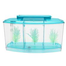 2 Colors Betta Fish Tank Aquarium Ornament Environmental Spawning Fish Tank DIY Partition Odorless Water Grass Spawning Box 2024 - buy cheap