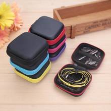80*80*30mm Square EVA Case Headphone Bluetooth-compatible Earphone Cable Storage Box Inearbuds Accessories 2024 - buy cheap