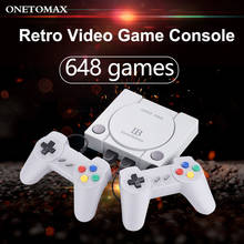Mini TV Retro Video Game Console Build in 648 Classic Games HD/AV Output TV Video Game 16 Bit Game Console with 2 Controller 2024 - buy cheap