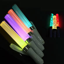 Bastões coloridos que brilham, 3w, à bateria, adereços rave, 15 padrões mágicos de led, bastões de luz para concerto 2024 - compre barato