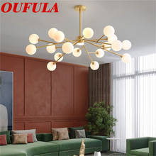 DLMH Modern Brass Copper Chandeliers Contemporary Creative Suitable For Home Living Room Dining Room Bedroom 2024 - buy cheap