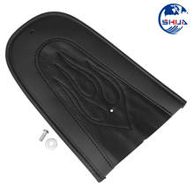 Motorcycle Parts Drag Black Flame Stitch Leather Rear Fender Bib Leather Pad For Harley Sportster XL883 1200 Low XL1200L 2024 - buy cheap