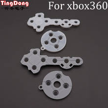 TingDong-almohadilla de silicona de goma conductora, botón de contacto, d-pad para Microsoft Xbox 360 Xbox360, reemplazo de controlador inalámbrico 2024 - compra barato