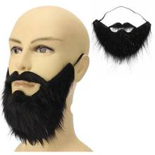 Fancy Prom Props Funny Costume Mustache Halloween Party Moustache Pirate Party Decoration Supplies Black Kids Fake Beard Men 2024 - buy cheap