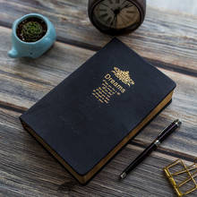 Cuaderno Retro supergrueso de 208 hojas, cuaderno en blanco, llanta, dorado, Vintage, diario de la Biblia, planificador, Agenda, Bloc de notas, papelería 2024 - compra barato