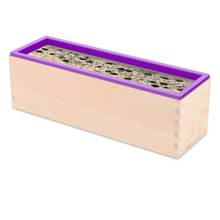 Силиконовая форма для мыла 1200 г, прямоугольная деревянная коробка с гибким вкладышем для «сделай сам», форма для хлеба, инструменты для изготовления мыла 2024 - купить недорого