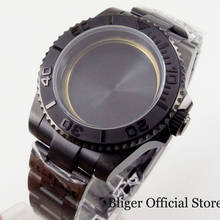 PVD Plated Fit NH35/NH36 ETA 2836 MIYOTA 40mm Watch Case Oyster Bracelet Sapphire Glass Rotating Bezel 2024 - buy cheap