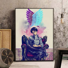 Attack on Titan Posters Japanese Anime Prints Clear Image Room Bar Poster Home Art Painting Decorative paintings 2024 - buy cheap
