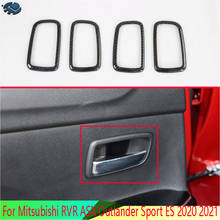 For Mitsubishi RVR ASX Outlander Sport ES 2020 2021 ABS Inner Door Handle Cover Catch Bowl Trim Insert Bezel Frame Garnish 2024 - buy cheap