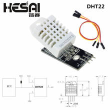 Módulo Digital de Sensor de temperatura y humedad DHT22 AM2302, reemplazo SHT11 SHT15 con Cables Dupont para arduino, Kit DIY 2024 - compra barato
