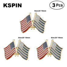 U.S.A & Mormon Frendship Lapel Pin Brooches Pins Flag badge Brooch Badges 2024 - buy cheap