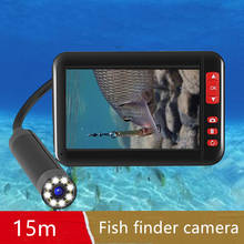 8mm Underwater Endoscope Inspection Camera 15m Winter Ice Fishing Camcorder Fish Finder for Fishing with 4.3 inch Monitor 2024 - buy cheap