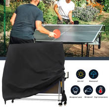Cubierta plegable para mesa de Ping Pong, resistente al agua cubierta negra, antipolvo, ajustable, útil para el hogar 2024 - compra barato