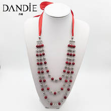 Dandie Glass Beads And Metal Multi-Layer Necklace Fashion Modeling Accessories Simple And Elegant Jewelry Gifts For Women 2024 - buy cheap