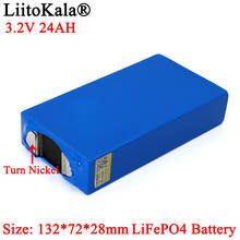 3,2 V 24Ah аккумуляторные батареи LiFePO4 фосфат большой емкости 24000mAh мотоциклетные автомобильные аккумуляторные батареи для двигателя модификация + поворот никеля 2024 - купить недорого