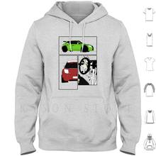 Comic Rally R5-Sudadera con capucha para Coche, prenda deportiva de manga larga con estampado de cómic Rallye Rally R5 Ds3, Skoda Fabia Rallycar 2024 - compra barato