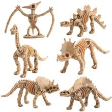 12 figuras de acción de mini dinosaurio, juguete educativo, esqueleto bonito, 12 modelos 2024 - compra barato