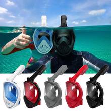 Summer Underwater Scuba Anti Fog Full Face Diving Mask Silicone Snorkeling Respiratory Masks Safe Waterproof Swimming Equipment 2024 - buy cheap