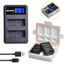 Batmax 2x EN-EL14 EN-EL14A ENEL14 Battery+LCD Dual Charger for Nikon D5500 D5200 D3100 D3200 D5100 P7800 P7000 P7100 P7200 MH-24 2024 - buy cheap