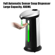Dispensador automático de jabón líquido, dispositivo con Sensor inteligente, sin contacto, para cocina y baño, 400Ml 2024 - compra barato