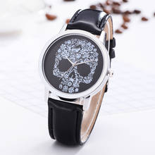 Luxury Watches Women Fashion Leather Band Printed Analog Quartz Round Wrist Watch Watches Bracelet reloj mujer montre femme 2024 - buy cheap