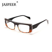 JASPEER 2021 New Rectangle Eyeglasses Frames Women Men Clear Lens Glasses Men Fashion Eyewear Optical Frames 2024 - buy cheap