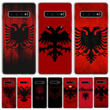 Bandeira de albânia Águia Caixa Do Telefone Para Samsung Galaxy Note 20 Ultra Lite 10 9 8 A70 A50 A40 A30 A20 A10 A9 A8 Plus A02S A7 A6 Capa 2024 - compre barato
