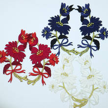 Patches bordados florais, patches da moda para aplique a decoração de flores, adesivos de ferro em roupas, vestuário 2024 - compre barato