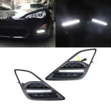 Luz LED de circulación diurna para coche, 12V, 6W x 2, alta potencia, 1320LM, para Toyota GT86/Subaru BRZ/Scion FRS12 ~ DRL 2024 - compra barato