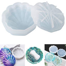 Seashell Box Resin Mold Silicone Resin Molds Jewelry Box Molds Soap Dish Silicone Molds Seashell Epoxy Molds for DIY Resin Craft 2024 - buy cheap