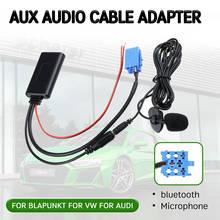 bluetooth Aux Receiver Cable Adapter with Microphone For AUDI Chorus Concert for Blaupunkt For vw Delta Beta For VDO Becker 2024 - buy cheap