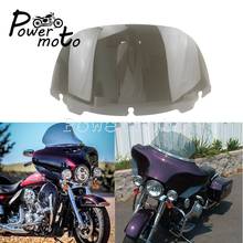 Smoke-Parabrisas de 10 "para Harley Touring Electra Street, carenado de parabrisas de onda elevada, pantalla de viento, FLH FLHT, 2014-2019 2024 - compra barato