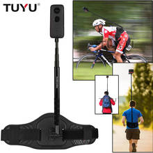 TUYU-Palo de Selfie Invisible para Insta360 ONE R/X, soporte de cintura + 360 Bala, accesorios panorámicos, barra trasera Insta 360 2024 - compra barato