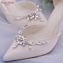 YouLaPan X34 2pcs/lot Handmade Rhinestone Shoes Buckle Bride High Heels Clips Silver Wedding Shoes Buckle Women Accessories 2024 - buy cheap