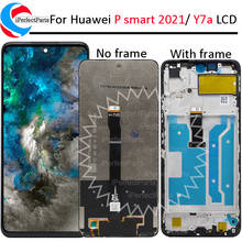 Pantalla LCD de 6,67 pulgadas para Huawei P Smart 2021, con marco pp-lx2, montaje de digitalizador de Pantalla de Panel táctil, para Huawei Y7A 2024 - compra barato