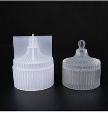 Lanugo molde de silicone transparente, artesanato decorativo faça você mesmo listra caixa de armazenamento moldes de resina epóxi para jóias 2024 - compre barato