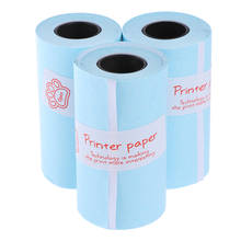 Papel térmico direto do rolo de papel da etiqueta imprimível com autoadesivo 57*30mm(2.17 * 1.18in) para o bolso do peripage a6 paperang p1/p2 2024 - compre barato