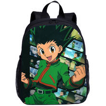 Mochilas de escuela para niñas y niños de dibujos animados, mochilas para la guardería, Hunter x Hunter 2024 - compra barato