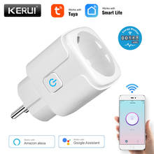 KERUI Smart Plug WiFi Tuya Socket Power Monitor Timing Function Tuya SmartLife APP Control Works With Alexa Google Assistant 2024 - buy cheap